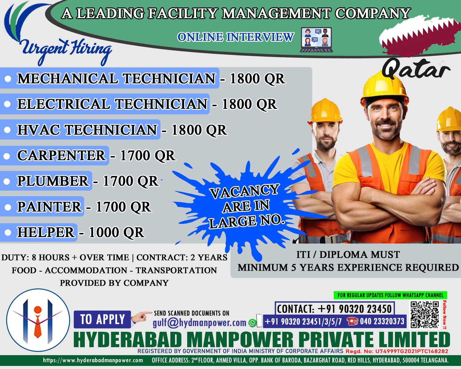 You are currently viewing Hiring for Qatar